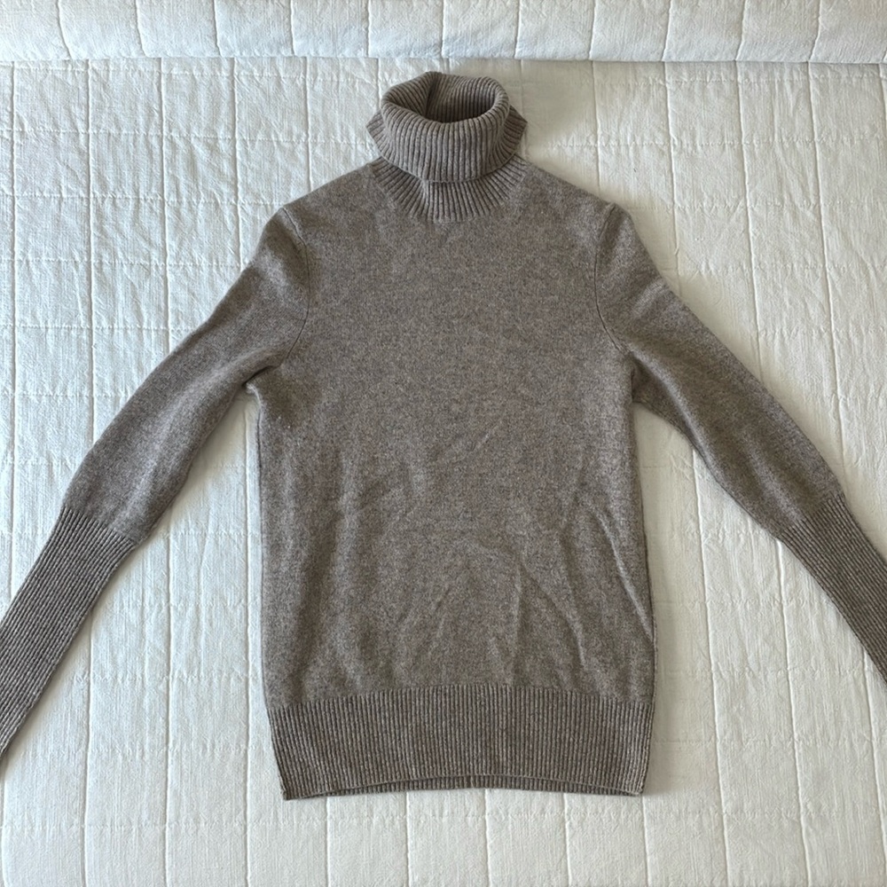 XS Turtleneck Cashmere Sweater, Aqua Bloomingdale’s
